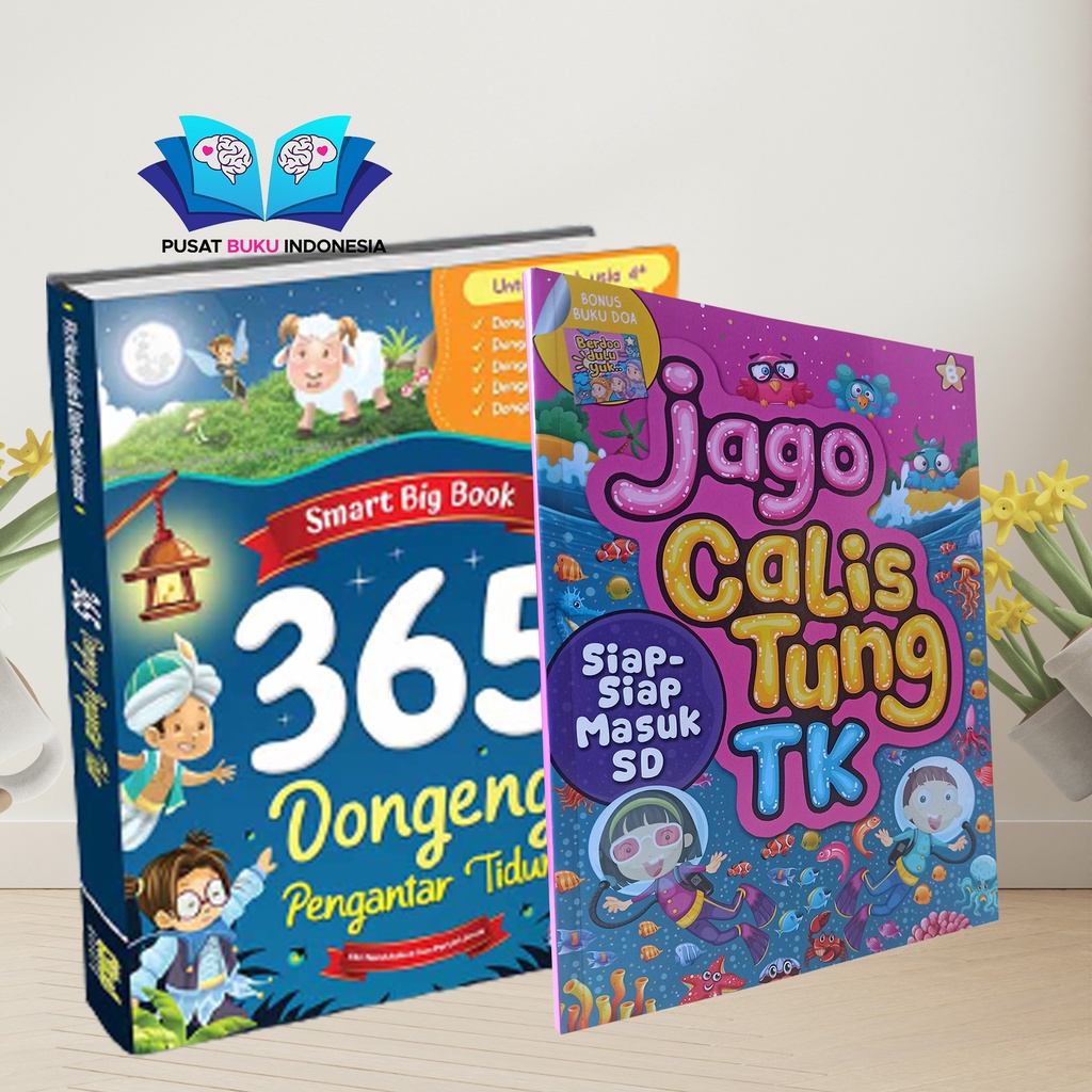 BUKU CERITA DONGENG ANAK TK PAUD LENGKAP BERGAMBAR-PAKET 2