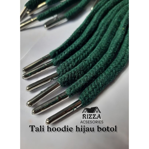 Tali hoodie hijau botol