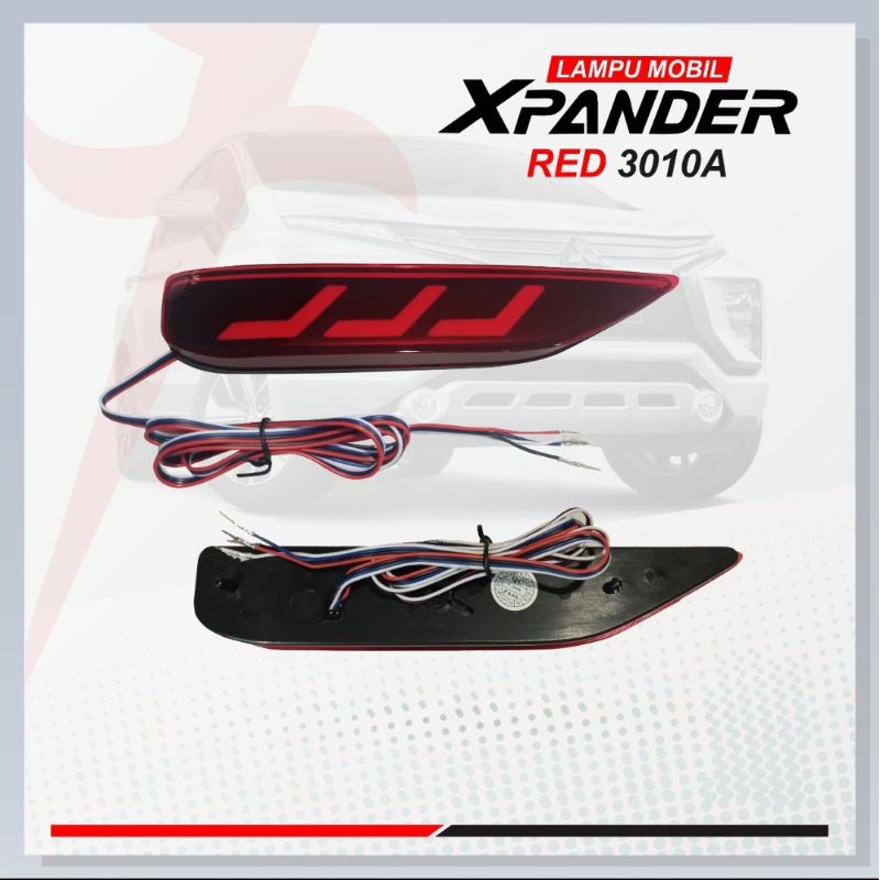 LAMPU BUMPER REFLEKTOR XPANDER/LIVINA 19 UP 3010ARD RED SMOCK SEIN RUNNING