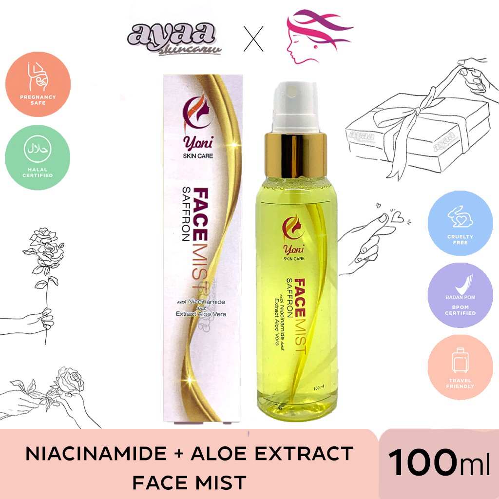 Facemist Yoni Air Saffron Yoniskincare - Facemist Yoni