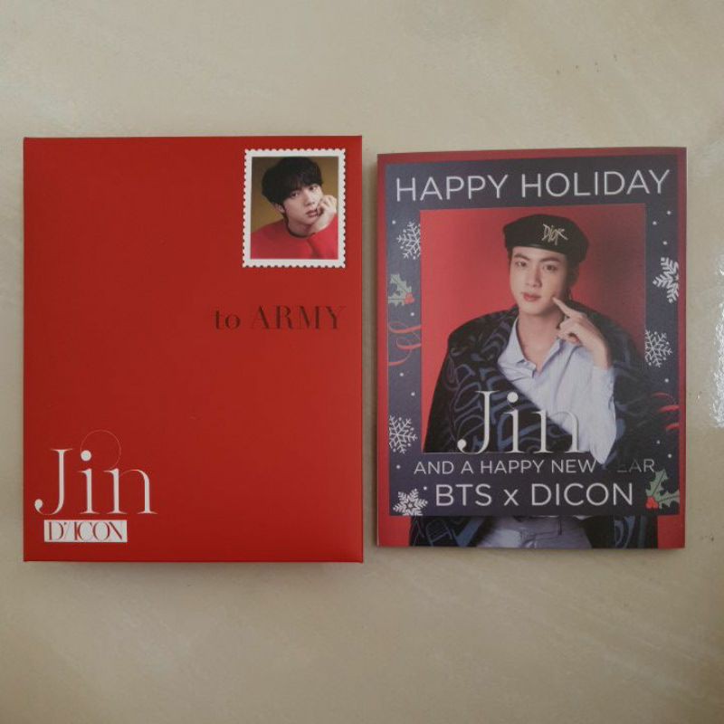 SHARING DICON CHRISTMAS ACCORDION JIN BTS