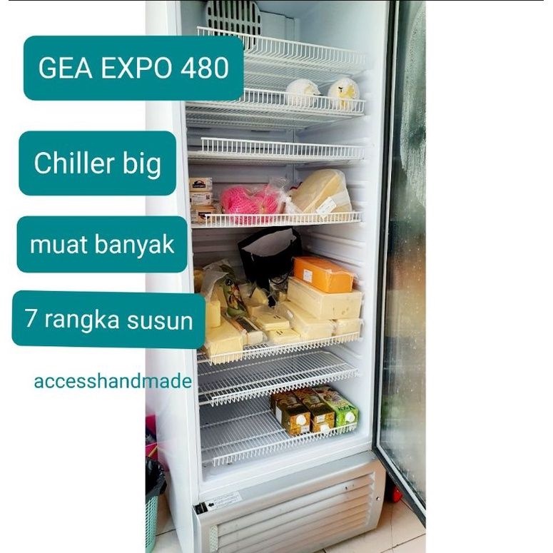 Chiller GEA Showcase expo 480 cooler kulkas BIG 7 tray susun preloved bekas second expo480