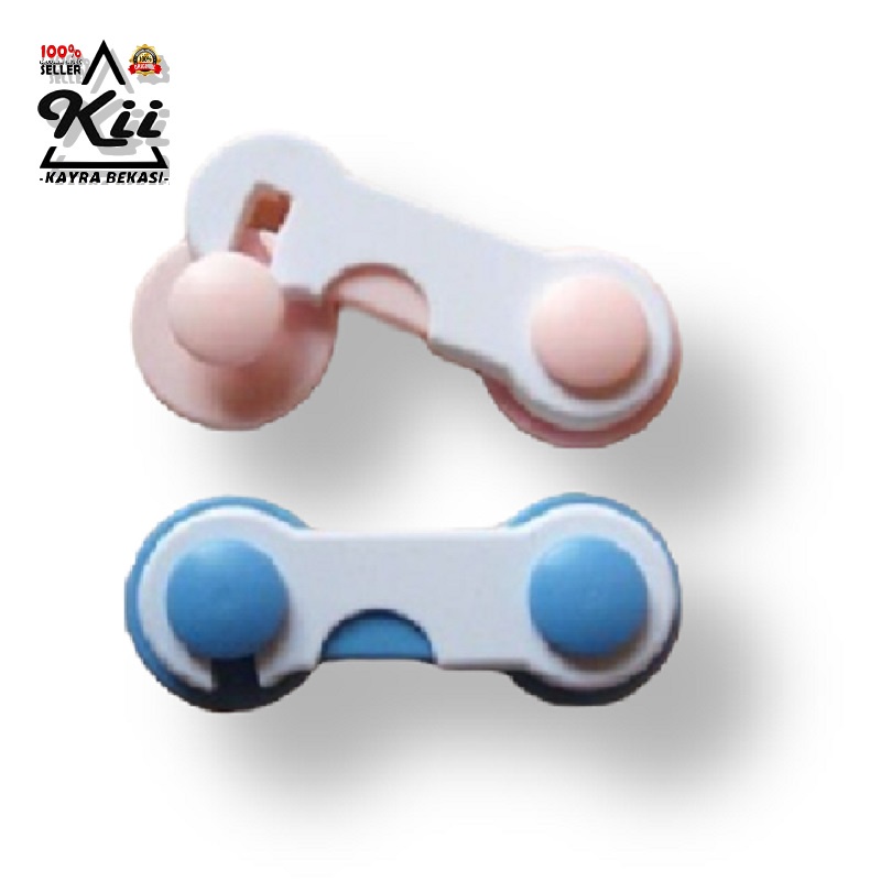 Kancing Pengaman PintuLaci - Pengunci Pintu Laci Lemari Pengunci Laci