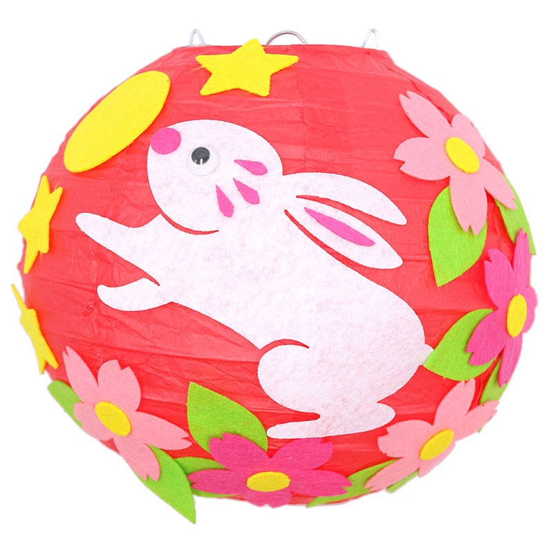 Lentera Portable Motif Kartun Warna-Warni Untuk Festival Musim Gugur