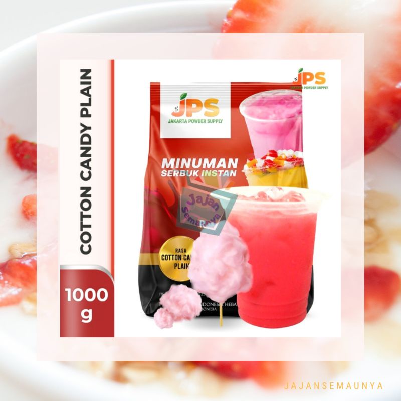 

Bubuk minuman JPS powder Cotton Candy plain tanpa gula