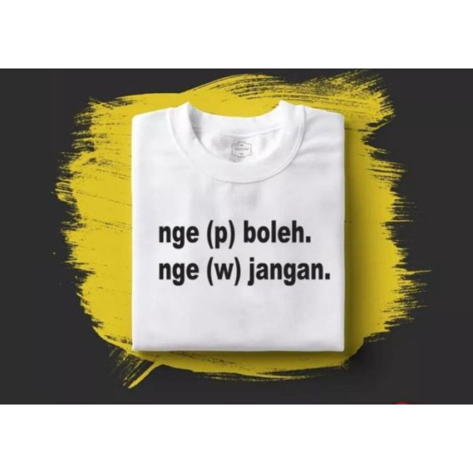 BIG SALE KAOS BAJU COMBED 30 DISTRO NGE P BOLEH NGE W JANGAN NGEWE POLOS CUSTOM 