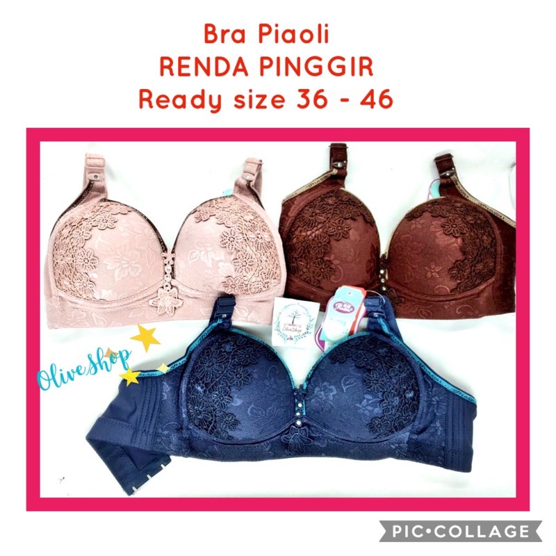 Jual OliveShop BH PUSH UP BRA WANITA IMPORT PIAOLI BUSA CUP BESAR JUMBO ...