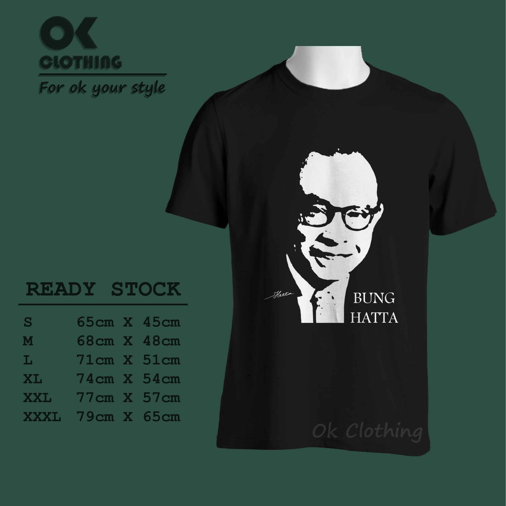 Kaos Bung Hatta Pahlawan Kita