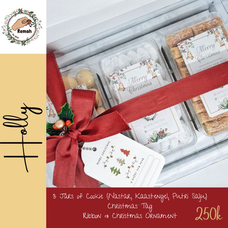 

Hampers Natal Remah Kitchen *HOLLY PACKAGE* Christmas Hampers