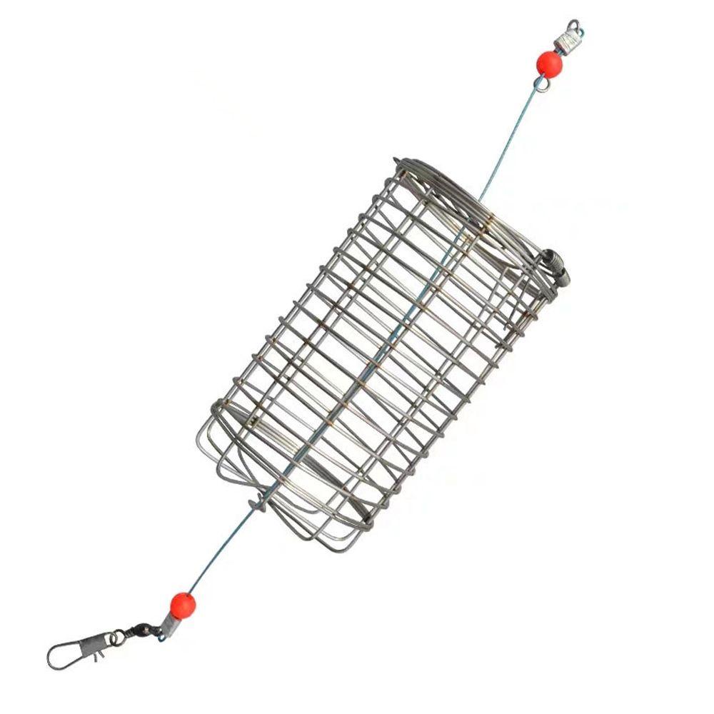 NICKOLAS1 Memancing Umpan Kandang Aquarium Qutdoor Wadah Pancing Udang Menangkap Pemegang Fishing Tackle Feeder Holder Fishing Lure Cage