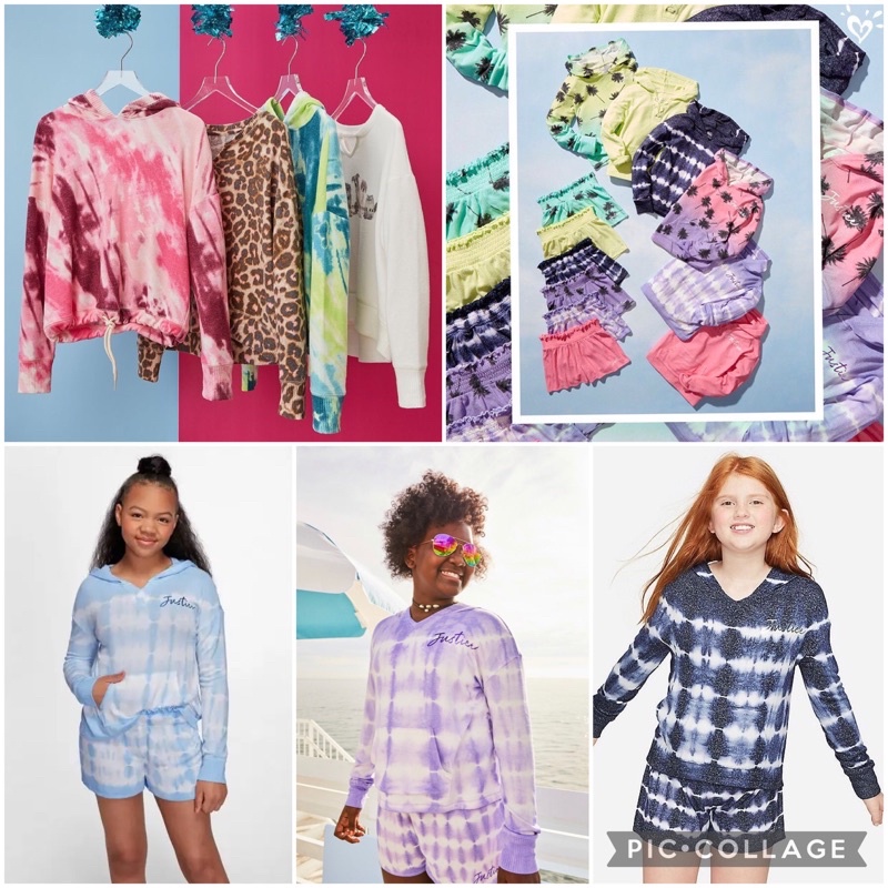 Justice Girls Sweatshirt / sweater justice / sweater tie dye / justice sweater / justice sweatshirt