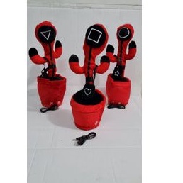 Boneka Squid Game Dancing / Kaktus Squid Game Dance