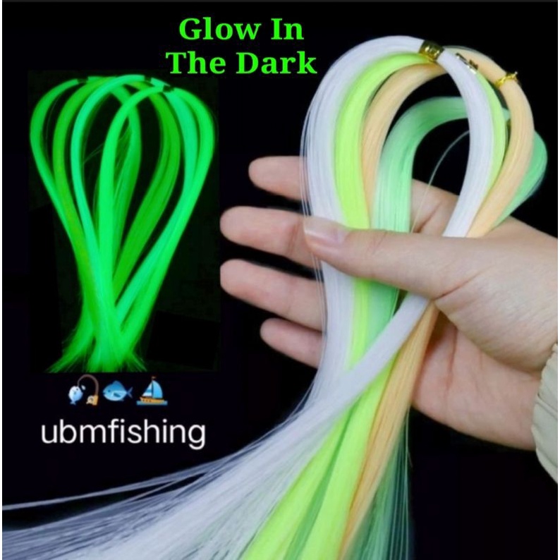 SERAT KAIN SUTRA AGOGO/SKTL/SKTOP GID - Umpan Glow in the Dark | Umpan GID | Umpan Fosfor | Umpan Gl