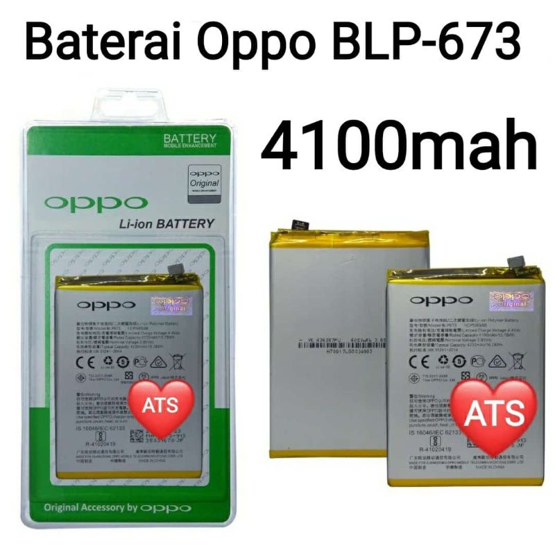 BATERAI TANAM OPPO BLP-673 KUALITAS ORI 99%