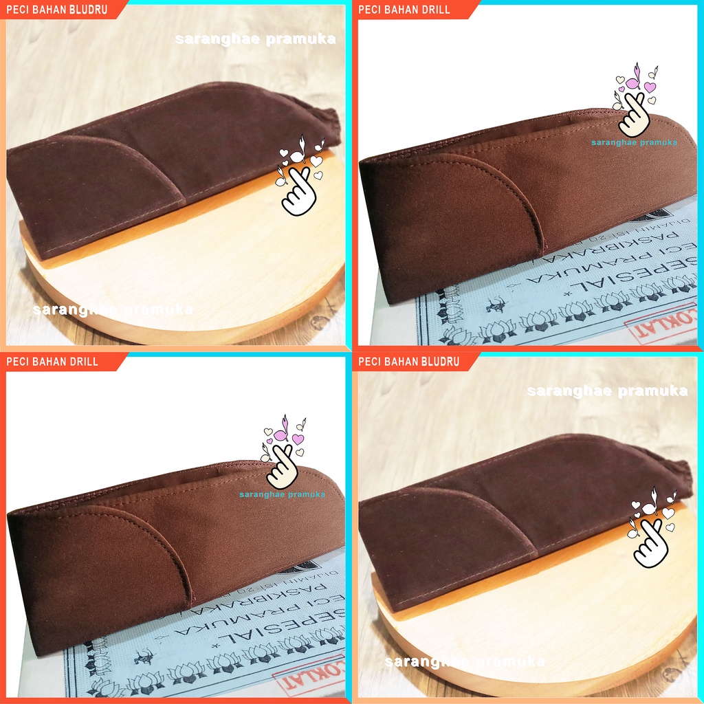 Peci Pembina Pramuka Putri Bahan Bludru