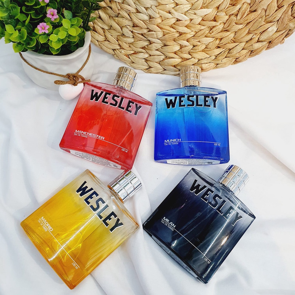 PARFUM PRIA / COWOK WESLEY PARFUME SPRAY 100ML PEWANGI TUBUH / BADAN