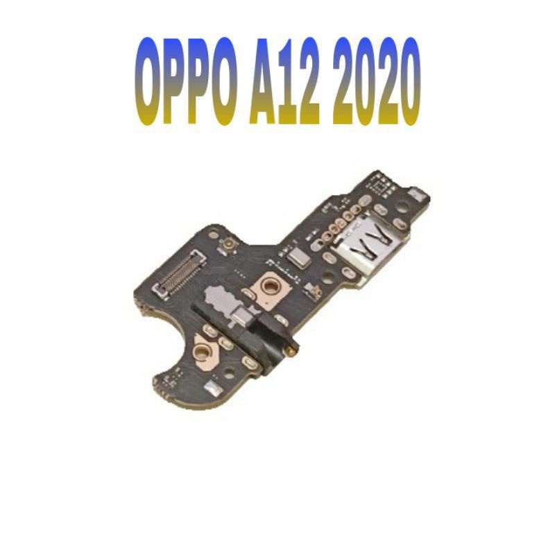 BOARD PAPAN KONEKTOR CONECTOR CAS CHARGER OPPO A12 2020 PLUG IN MIC ORIGINAL