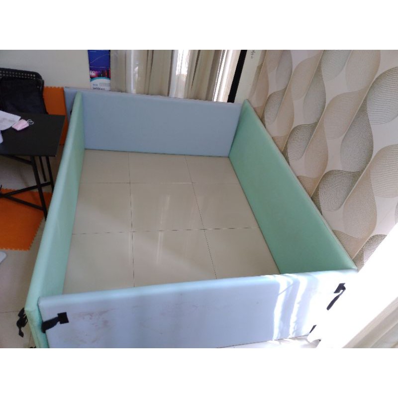 bumper bed/lumba playmat anak/pagar bayi /pagar anak (preloved)
