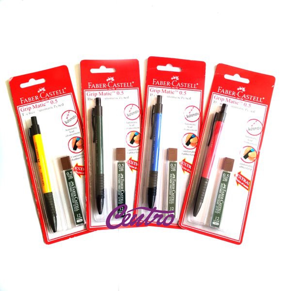 

Terbaru Faber Castell Mechanical Pencil Grip Matic Pensil Mekanik 0.5 plus Refill Limited