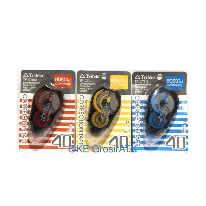 

Aman Correction Tape Tf-Ct912 Panjang 40 Meter/Tip Ex Kertas/Roll [Pcs] Terlaris