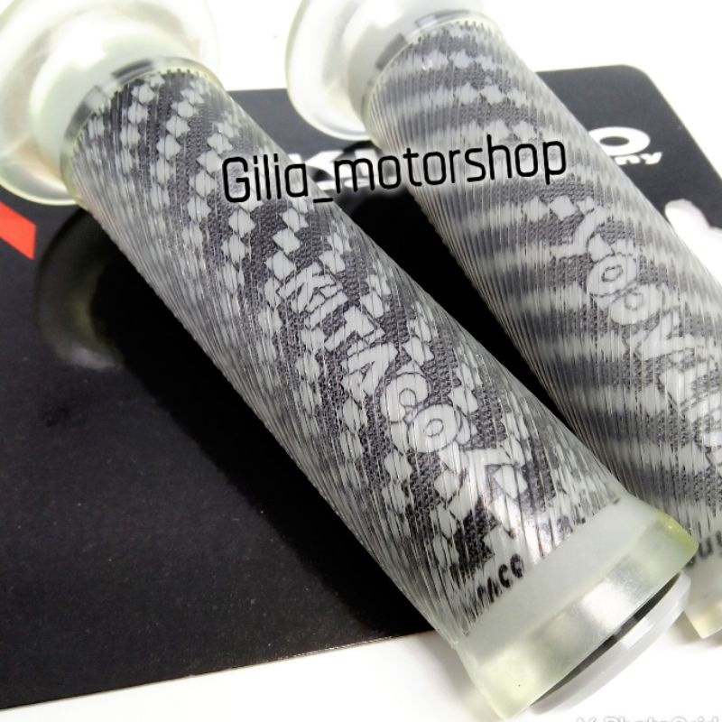 Handgrip Handfat Kitaco Carbon Grey Karet Lembut Grip Kitaco Original