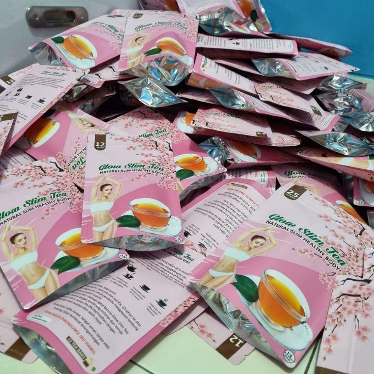 

(M-IWO (♥☞ GLOW SLIM TEA / TEH PELANGSING ISI 12 PCS 25 PCS langsung kirim