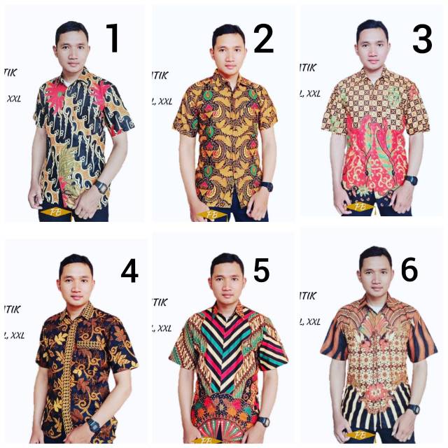 Hem batik pria | cod baju pria