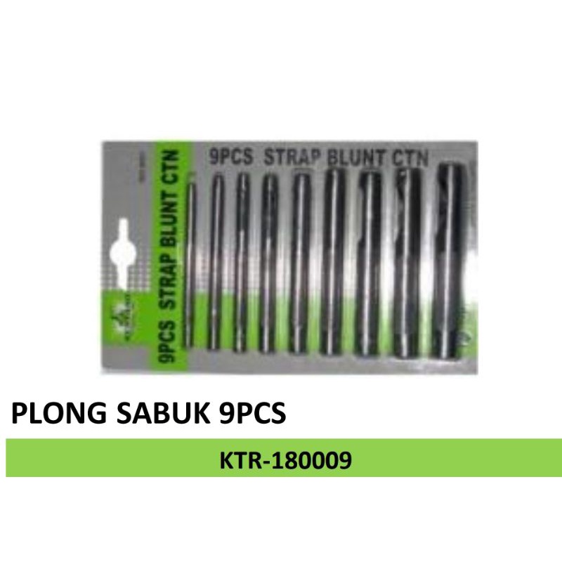 PLONG PELUBANG SABUK /  KULIT  9PCS KENTARO JAPAN QUALITY.