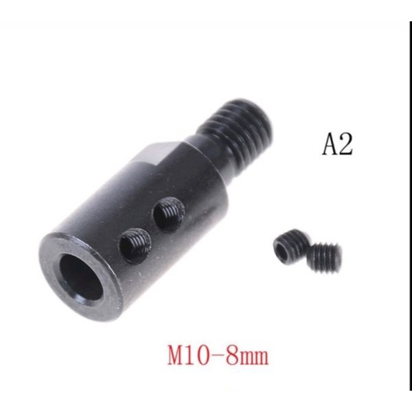 Shank 8mm M10 Arbor Mandrel Connector drill grinder connecting rod