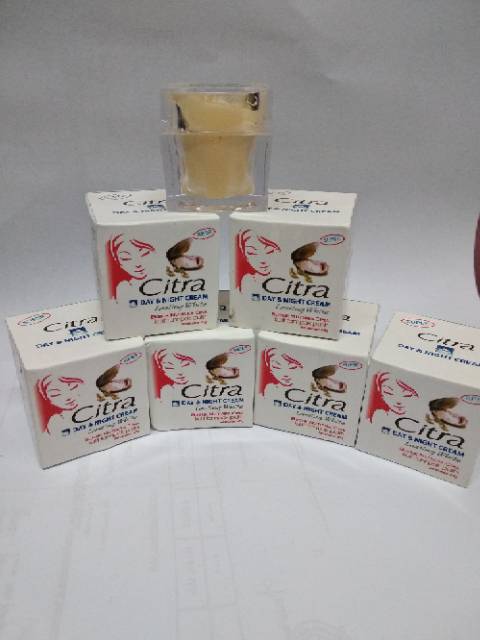 [ PER 12PC ] CREAM CITRA kerang SUPER ORIGINAL POT KACA