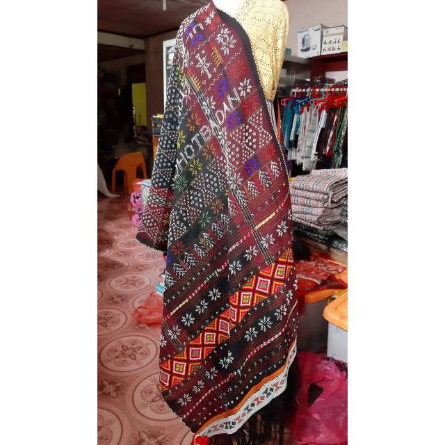 ULOS SADUM ANGKOLA JUMBO ULOS BATAK TOBA ULOS SADUM CANTIK FULL SIMATA MANIK-MANIK TENUN TANGAN ASLI