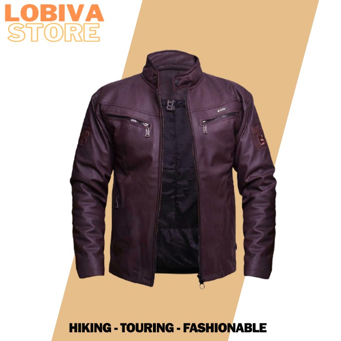 Jaket Pria jaket Kulit asli PREMIUM BEST SELLER Murah PROMO waterproof jaketcowok L XL XXL G4M6