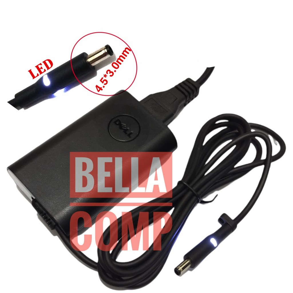 Adaptor Charger Laptop Dell XPS 13 9333 9343 9350 9360 9370 45Watt 19.5V-2.31A OVAL
