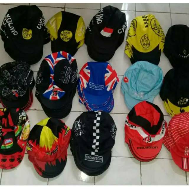 Topi cycling sepeda polygon brompton pikes 3sixty Topi cycling sepeda polygon brompton pikes 3sixty