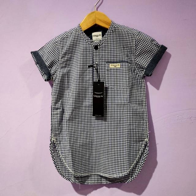 Kurta anak motif kotak By Libas