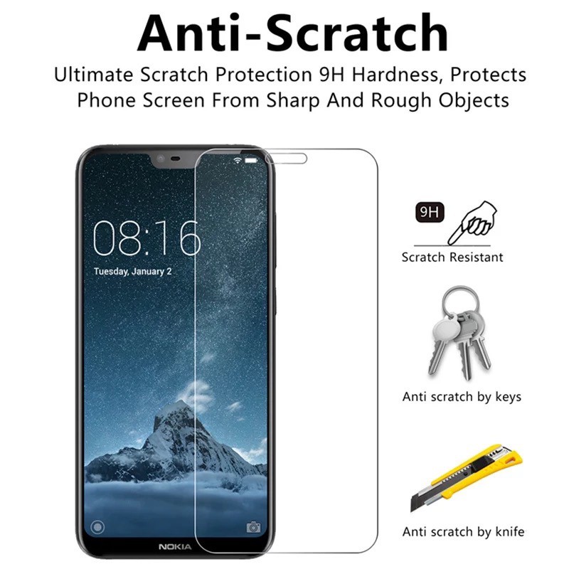 Anti Gores Nokia Tempered Glass NOKIA Screen Protector HP NOKIA Anti Gores Kaca Nokia