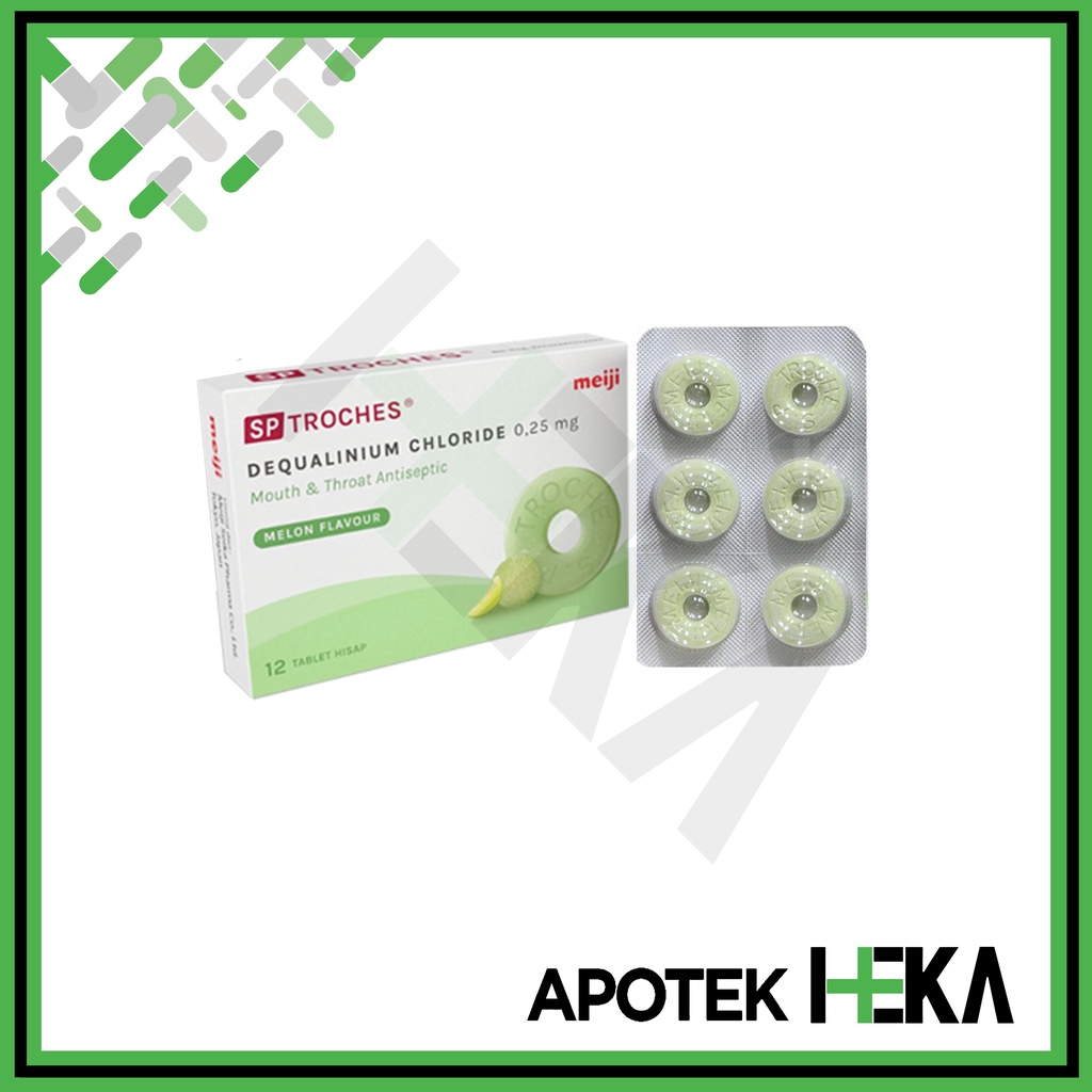 SP Troches Melon isi 2x6 Tablet - Tablet Hisap Sakit Tenggorokan (SEMARANG)