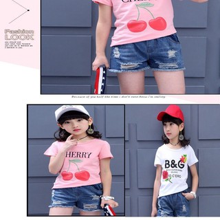  Baju  anak perempuan  import T shirt  anak cewek lucu kaos 