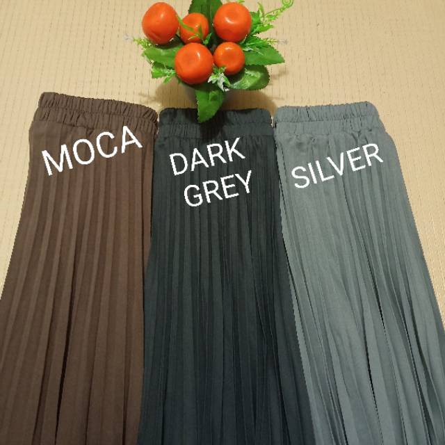 ROK PLISKET MURAH PRISKET PLEATED POLOS REMPEL SKIRT ABG FLARE SKIRT MAYUNG FLOWY