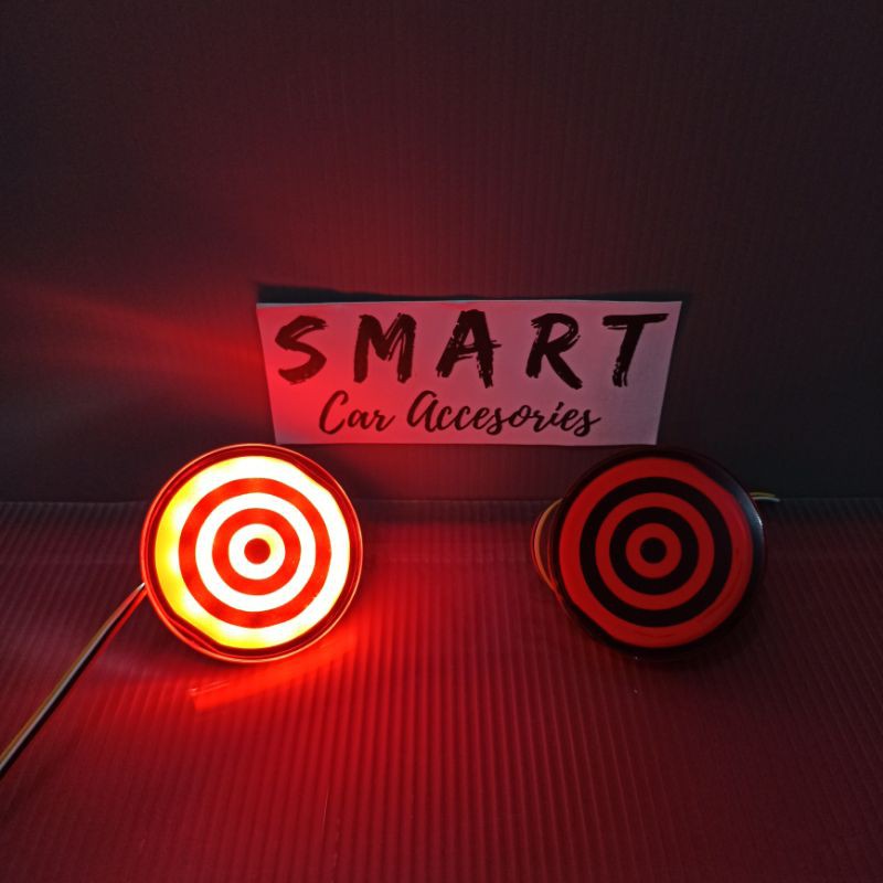 Lampu Variasi Reflektor Rear Bemper Bumper Belakang LED Toyota Avanza Veloz Velos COB Flash