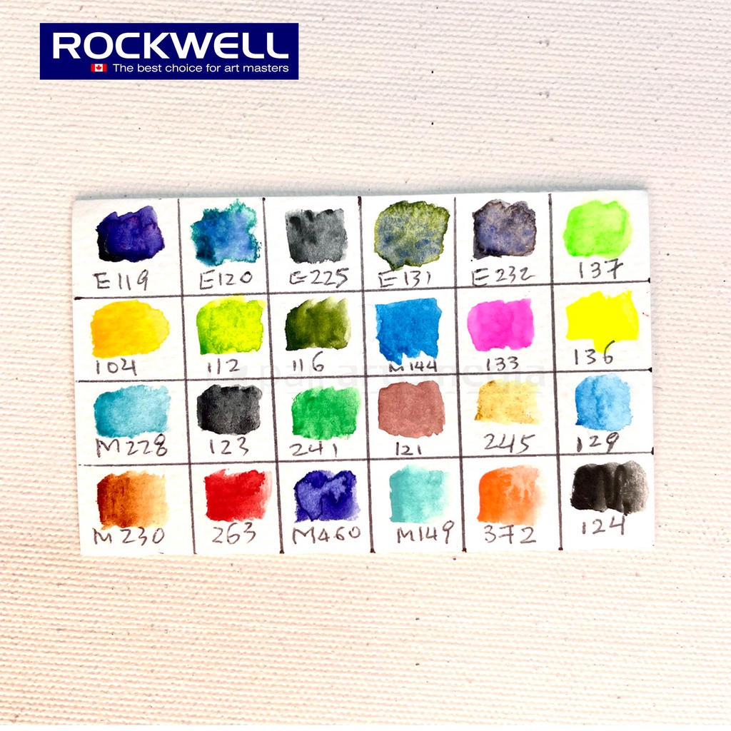 Rockwell Cutey Watercolour 24 Colors in Plastic Box