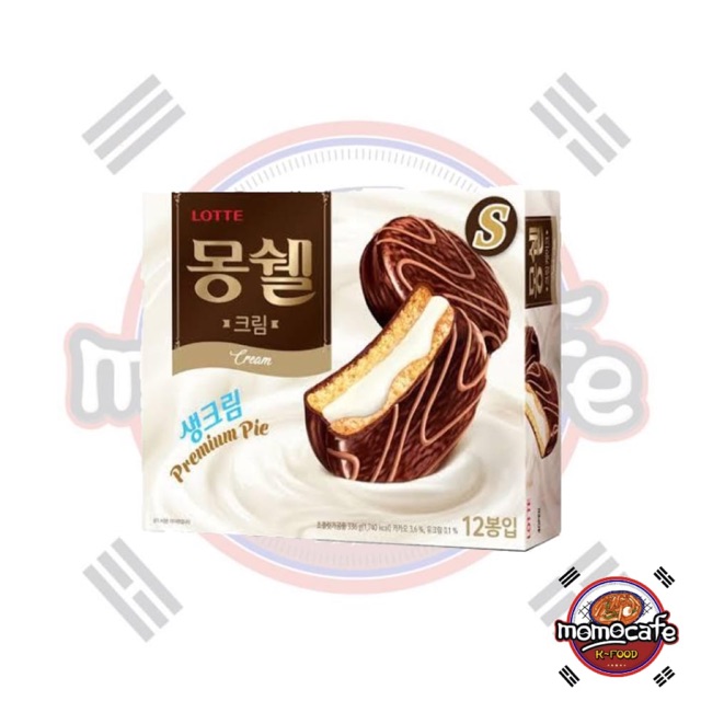 

Lotte Dream Cake Cream Premium Pie 12Pcs