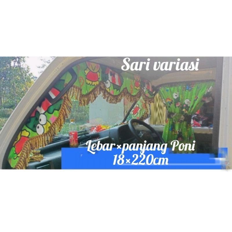 Gorden Kaca Depan Mobil Poni list Mobil Universal