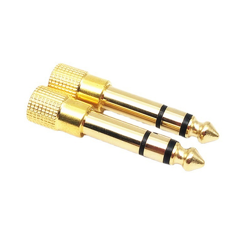 Jack Adaptor Headphone btsg 6.35mm Male To 3.5mm Female Adapter Connector 10pcs