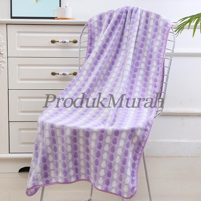 Handuk Mandi Dewasa Nyerap Air Ukuran 70x140cm / Handuk Mandi Tebal Lembut Motif Pulkadot / Handuk Hotel By Produkmurah22