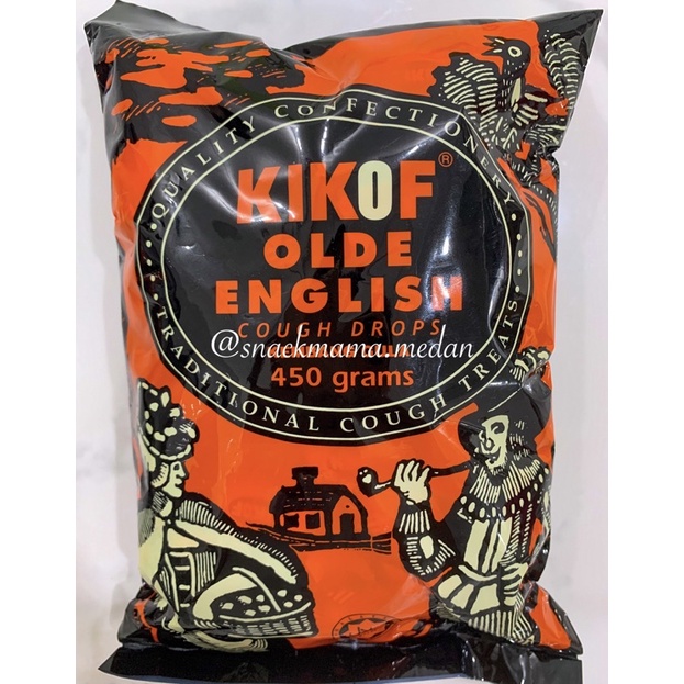 KIKOF OLDE ENGLISH 450GR / PERMEN PEREDA BATUK / KEMBANG GULA MINT TRADISIONAL / PERMEN HACK