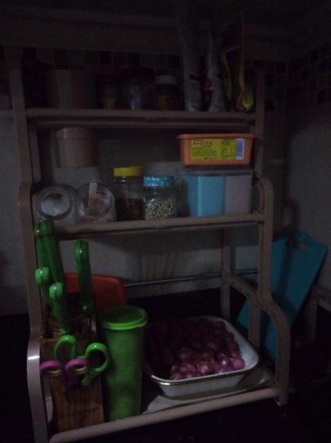 3 Susun Rak Bumbu Dapur Serbaguna