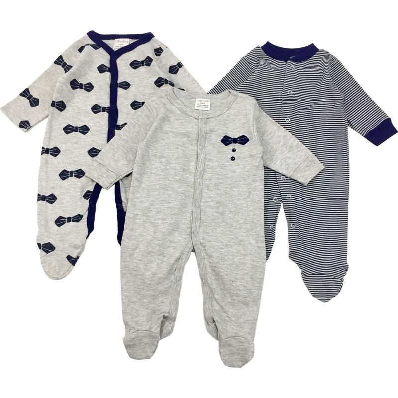 Sleepsuit Tutup Kaki 3 in 1 Bayi Perempuan Laki Laki / Romper Jumper Panjang Tutup Kaki Bayi Newborn