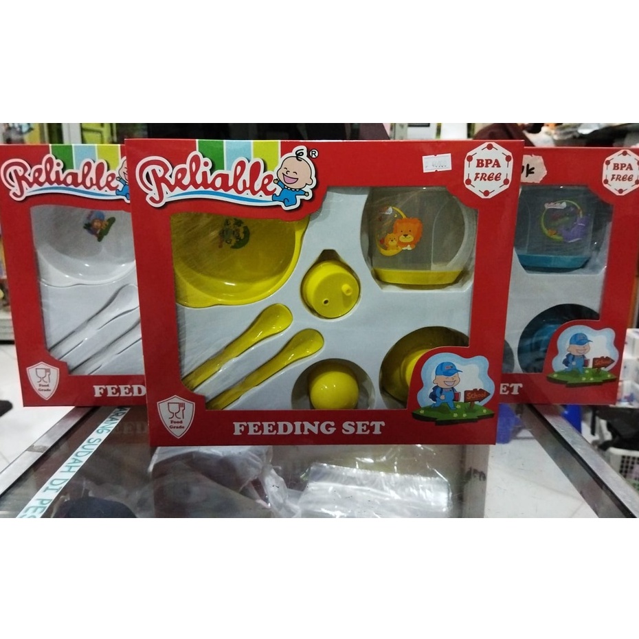 Reliable Feeding Set Mangkok Sendok &amp; Botol All In One RFS-5005