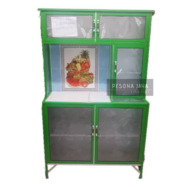 Lemari Dapur/Rak Dapur/Rak Piring Keramik 3 Pintu